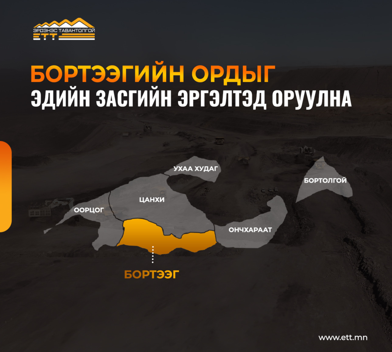 Бортээгийн ордыг эдийн засгийн эргэлтэд оруулах бэлтгэл ажил эхэллээ